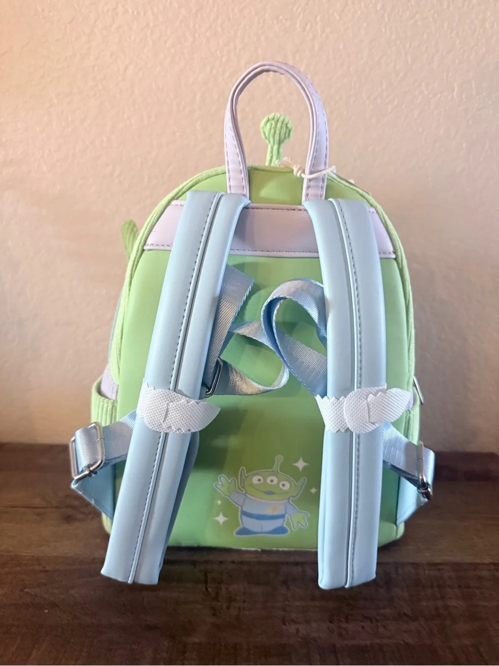 Disney Toy Story Light Green & Light Blue Alien Mini Backpack NTW